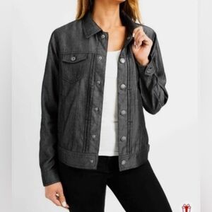 Tahari Black Jean Jacket for Women